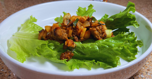 Spicy Vegetarian Asian Lettuce Wraps